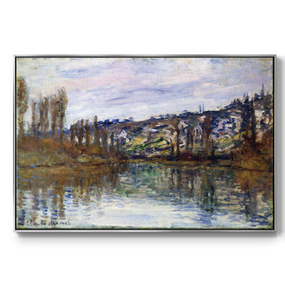 "La seine près de Vetheuil", 1879, reproduction d'art sur toile
