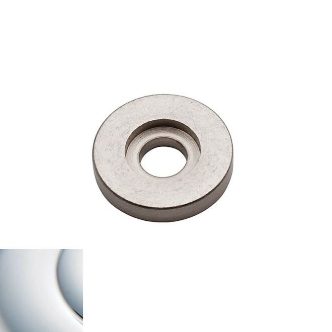 Pull Backplate, 0.5" H x 0.5" W x 0.1" D, Polished  Chrome