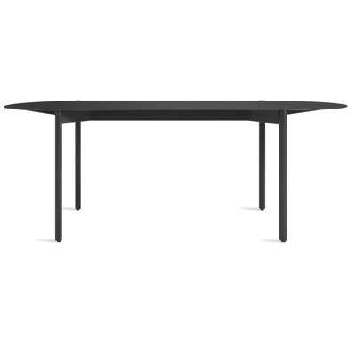 Comeuppance 82'' Metal Outdoor Dining Table
