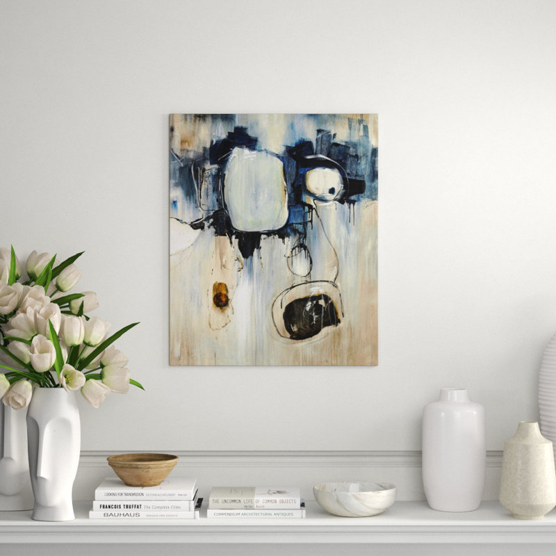 Blue Dawn Print, 60" H x 50" W, Marble Glaze