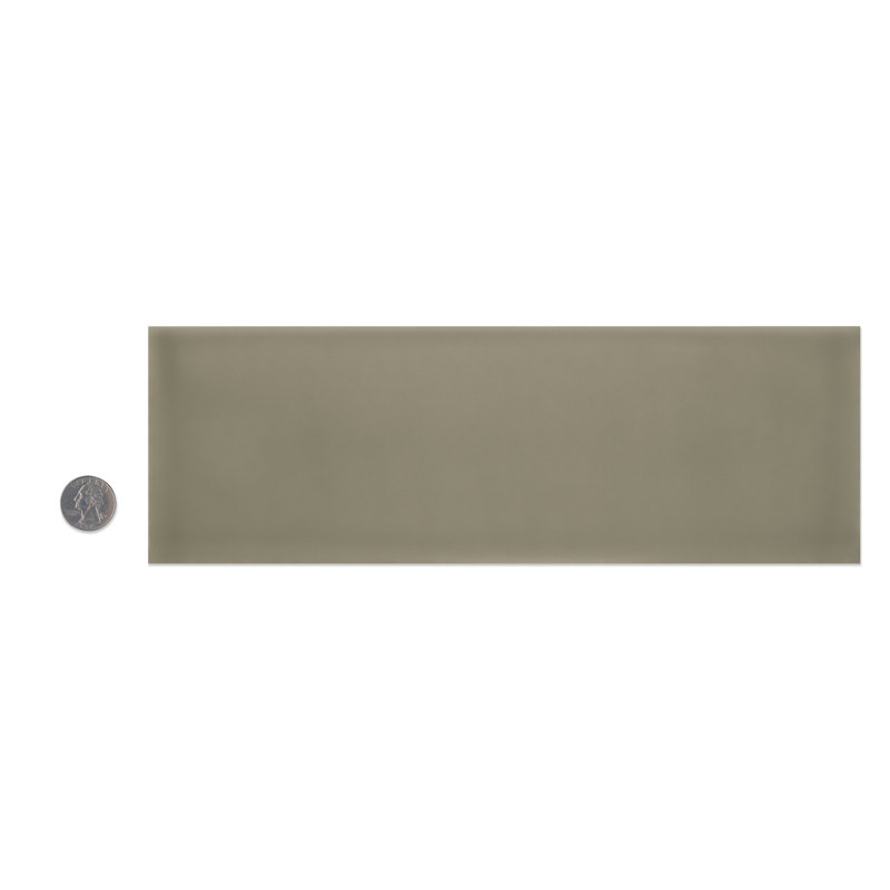 Grace 4" x 12" Ceramic Subway Tile, Dove