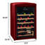 Refroidisseur à vin iio 30 bouteilles sur pieds avec tablettes en bois iio-78706191