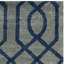 Tapis gris / bleu foncé en laine touffeté à la main Deedre-1746201650