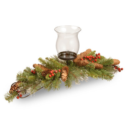 30" Crestwood Spruce Centerpiece and Candle Holder