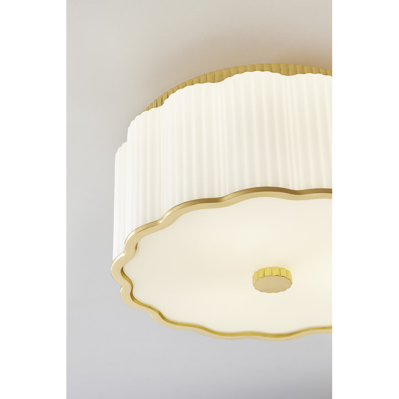 Tresdoux™ Semi-Flush Light, Polished Brass