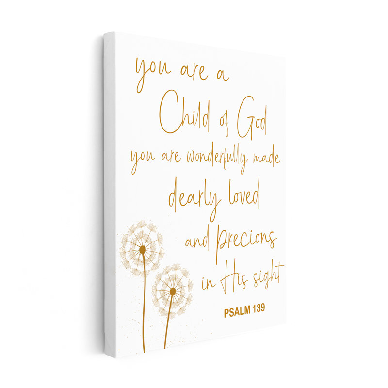You Are a Child of God, Unframed, Canvas, 24"H x 32"W