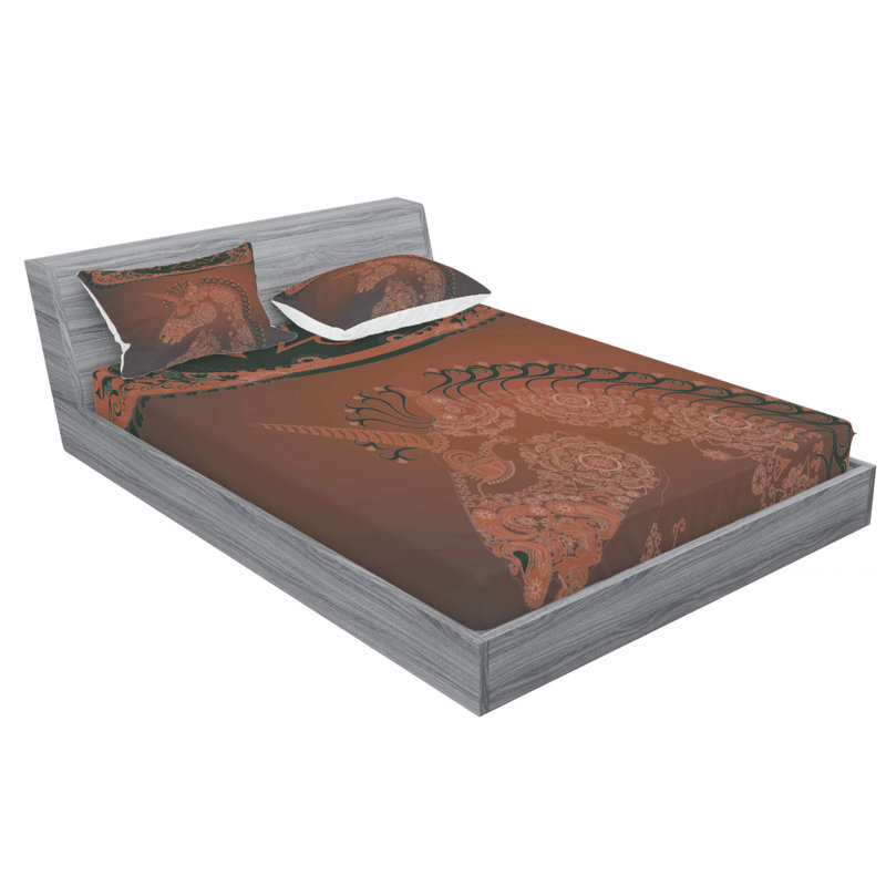 Microfiber Sheet Set, Queen Sheet Set with Fitted Sheet