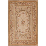 Savonnerie One-of-a-Kind 6' X 9' Hand Knotted Area Rug