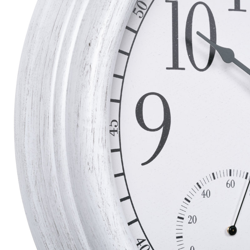 Indoor/Outdoor Quartz 15" Wall Clock