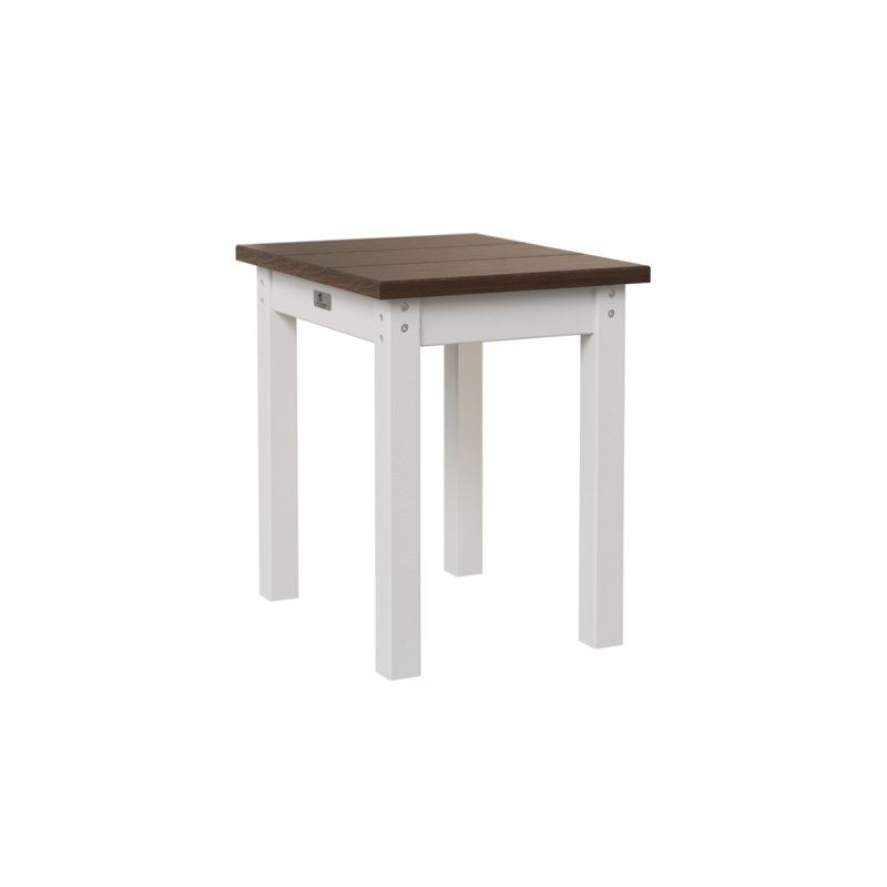 Berlin Gardens Economy End Table, Brazilian Walnut