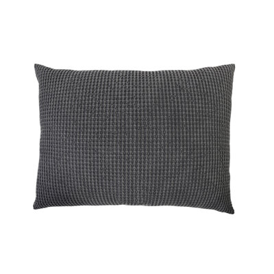 Zuma Cream/Charcoal/Natural/Mist Cotton Piece Sham