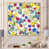 Toile naturelle avec cadre flottant