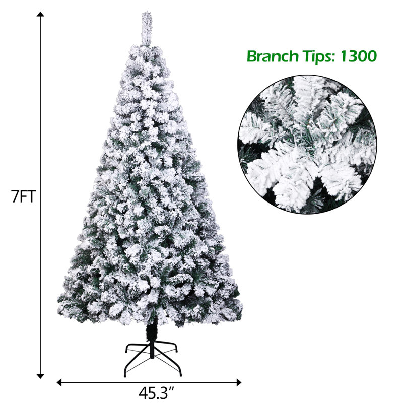 7.05' H Artificial Pine Christmas Tree