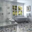 Valerie 6" Triangle Polished Marble Mosaic Tile