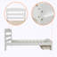 Structure de lit plateforme simple avec tiroir de rangement-358043442