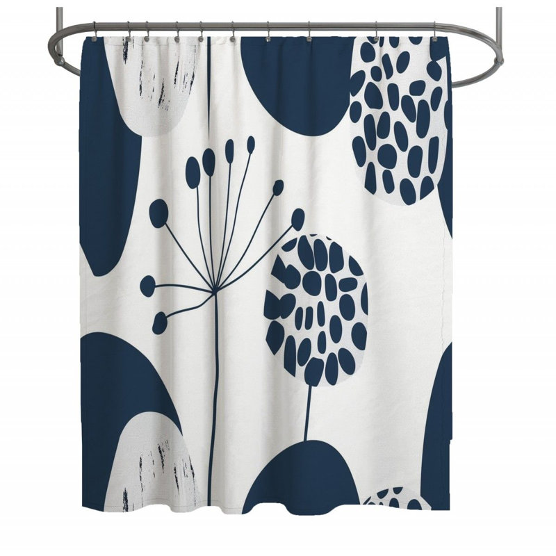 Rideau de douche Botanical - Art Bathroom Decor_12384, H 93 po x l 70 po