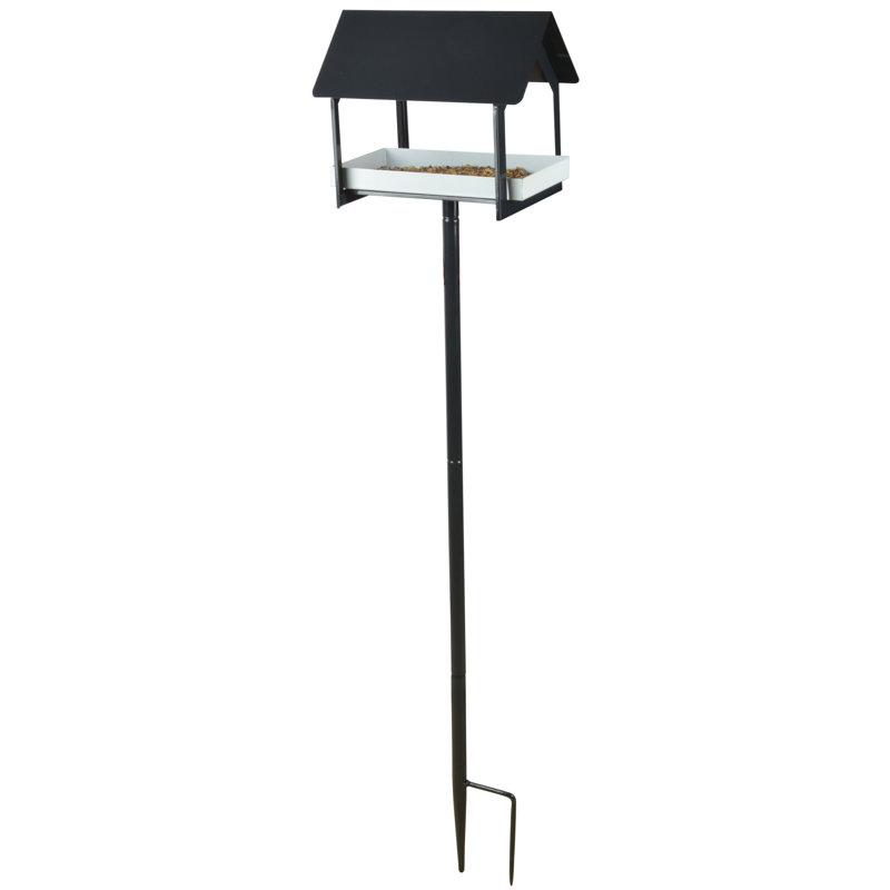 Canika Metal Pole Tray Bird Feeder