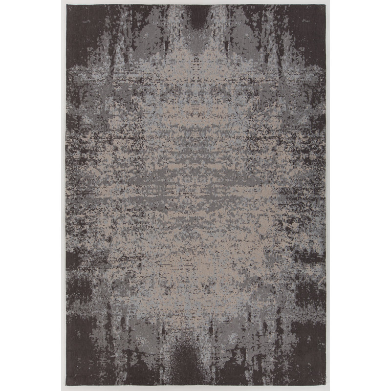 SAMPLE-Tremblay Handwoven Flatweave Black/Gray Area Rug
