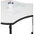 Structure Series Cog Adjustable Height Mobile Kids Classroom Activity Table with Whiteboard Top