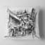 Coussin d’illustration cityscape city street-29861831-29861827