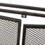 Pare-étincelles en fer mat - H 29,8 po x l 38,82 po, fabrication artisanale de qualité