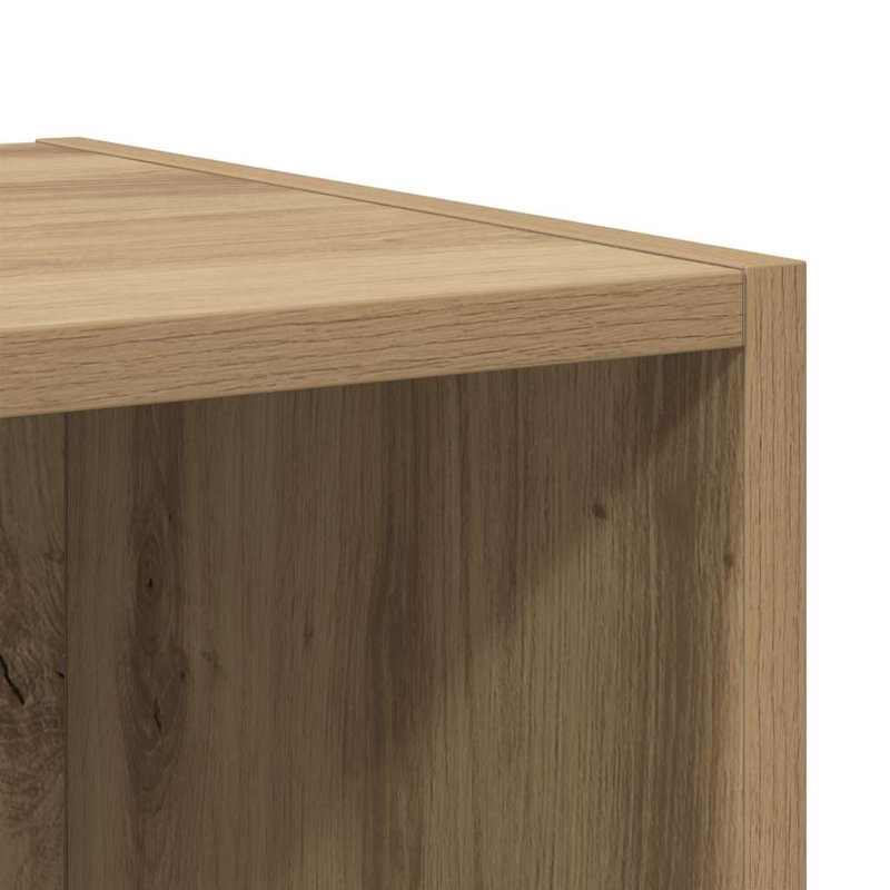 Wall-Mounted TV Cabinet Wall-Mounted, Artisan Oak, 72cm H x 37cm L x 37cm W