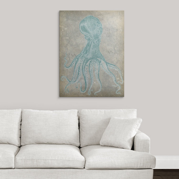 « ii » jennifer grolier, impression Spa Octopus, H 24 po x l 18 po x P 1,5 po, Toile