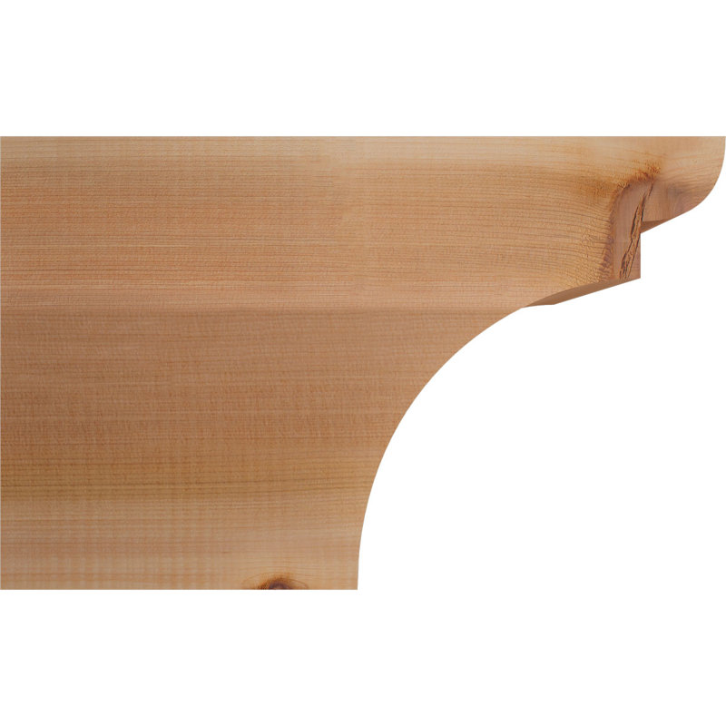 Yorktown Smooth Rafort Tail, Cèdre rouge, H 10 po x l 16 po x P 5,5 po