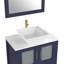 Ensemble de meuble-lavabo simple avec miroir -116868046-62326234