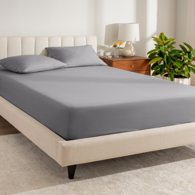 Drap-housse en percale de coton biologique à densité de tissage 300 fils