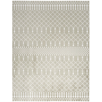 Dakota Fields Burlison Machine Washable Sage Bohemian Indoor Rug