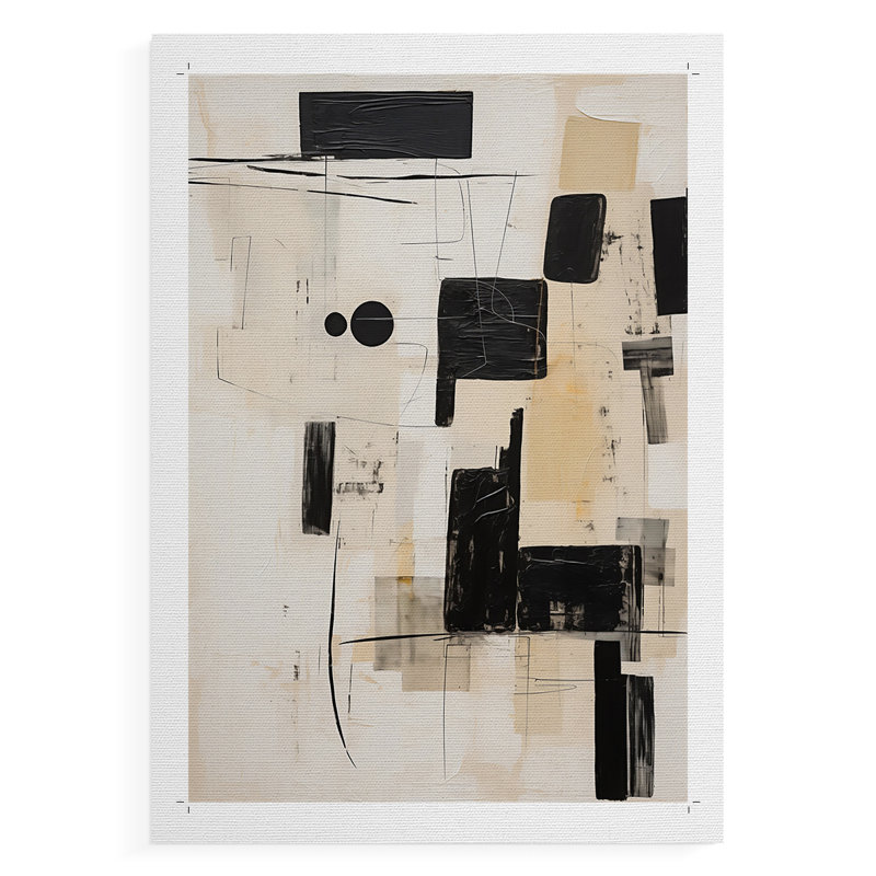 Série ABSTRACT CCDCLxxi -Impression sur toile seulement - NON-CADRE, H 18 po x l 12 po
