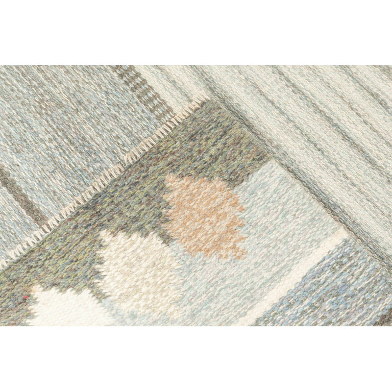 Vintage One-of-a-Kind Rectangle 5'3" X 6'9" Hand Knotted Area Rug