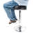 Aavi Swivel Upholstered Adjustable Height Counter Stool-1925993183