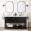 60" Robertson Double Bathroom Vanity Set with Oval Undermount Sinks-75246287-75246265-75246262