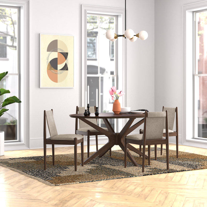 Bayah 4 - Person Pedestal Dining Set