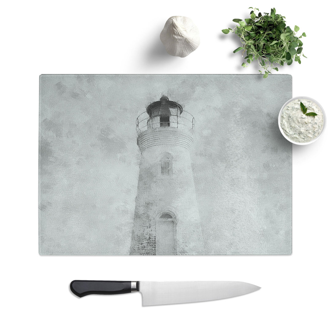 View of a Lighthouse Vol.3 Painting Chopping Board