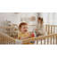 Parc pour bébé en bois de pin naturel, très grand parc pour bébés et tout-petits de 96 po x 64 po, centre de jeu intérieur pour enfants, clôture en bois naturel portable