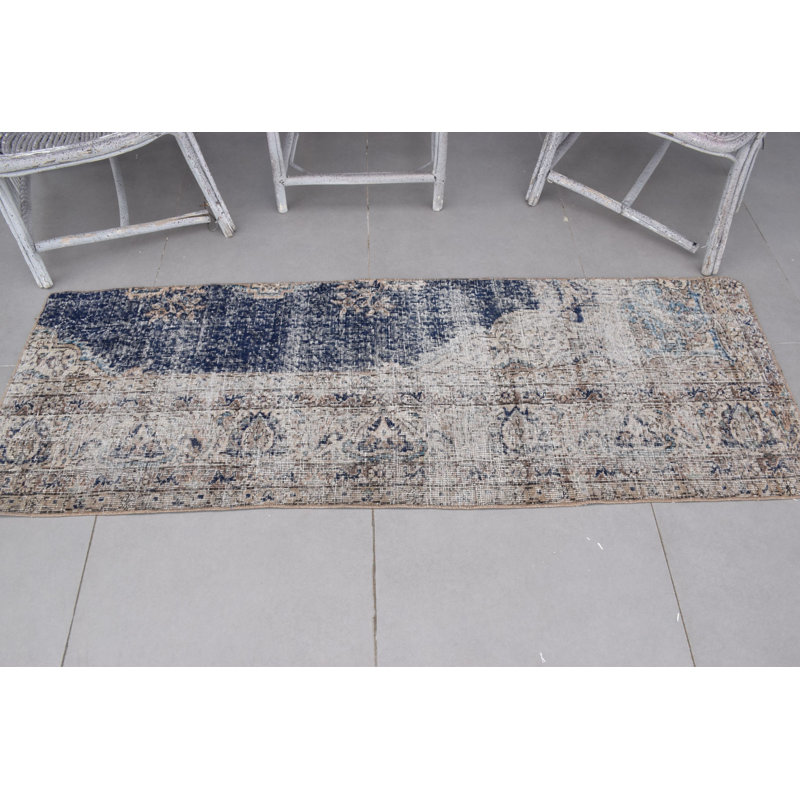 Tapis turc vintage rétro Oushak idéal pour la décoration de chambre d'enfant ou de style bohémien