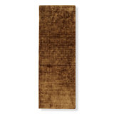 Hand-Loomed Lux Silk Copper Area Rug