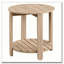 Table de bout en bois d'ingénierie Altos