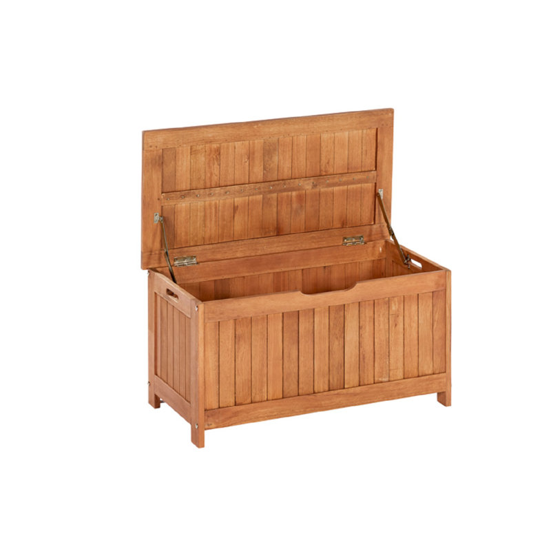 WFX Utility Collis 88cm W Eucalyptus Solid Wood Deck Box in Brown