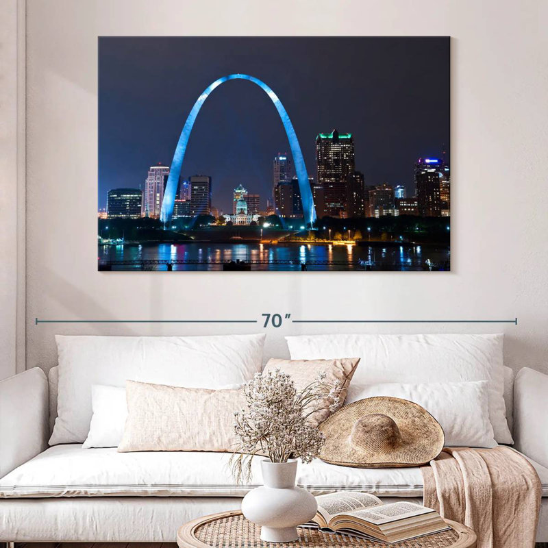 Hannes St. Louis Nightscape, 34" H x 51" W