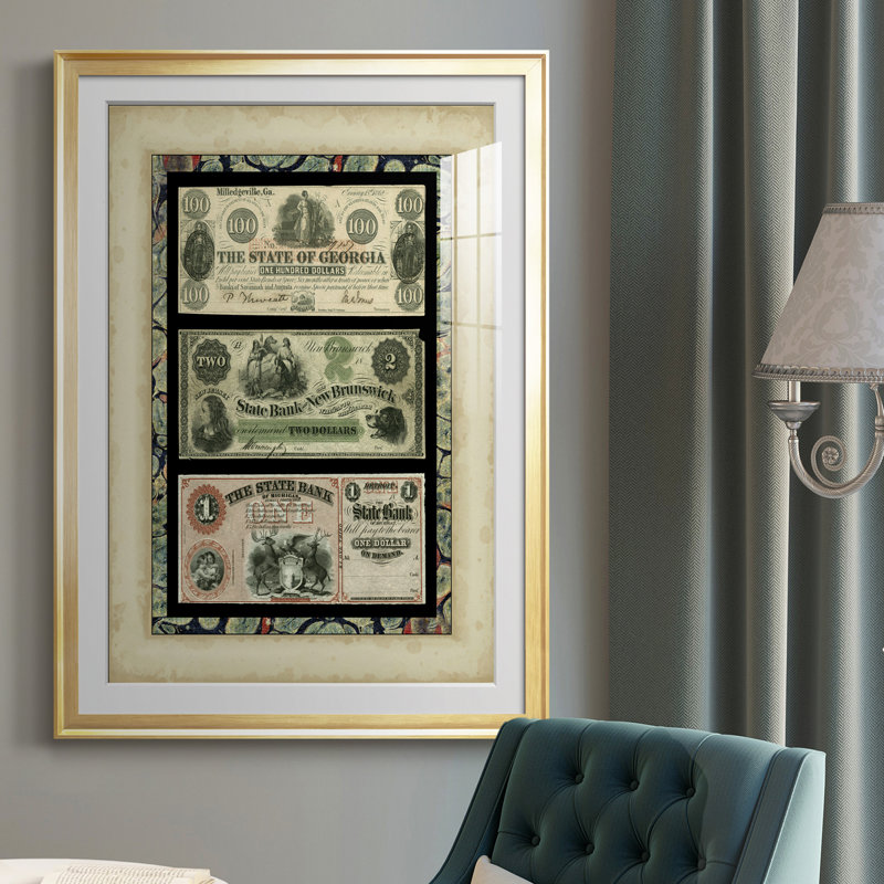 Impression encadrée de qualité supérieure - prête à être accrochée, Or, H 42,5 po x l 30,5 po x P 1 po