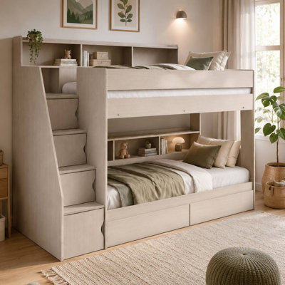 Caleb Single (3') Storage Bunk Bed