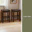 Tabouret de comptoir 30 po sans dossier en similicuir 30 po (ensemble de 2)-1888846729
