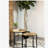 Natural Black 2-Piece Nested Coffee Table