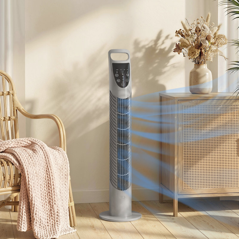Tower Fan, Grey