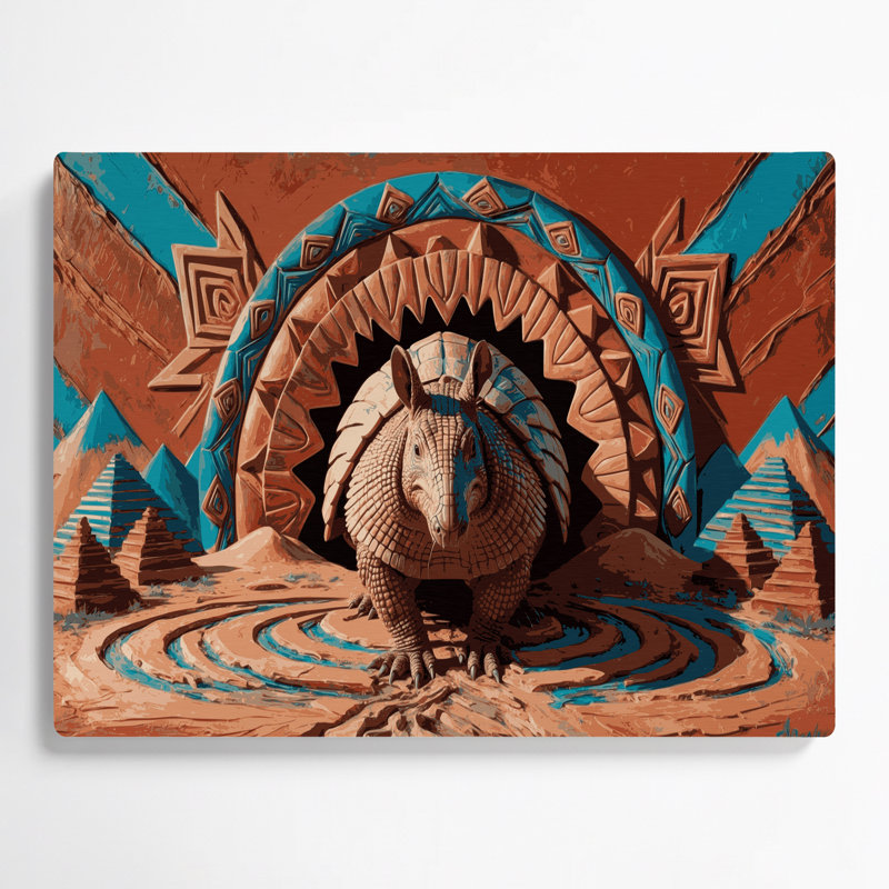 «Southwestern Animals», art mural brun en métal 4, H 24 po x l 36 po x P 0,05 po
