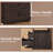 2 Drawer Danforth with Storage and Built-in Charging Station-488851020